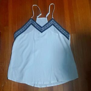 Womens White Tank Top NWOT Size Medium